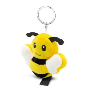 RPET Plüschbiene Schlüsselanhänger für Ihr Marketing